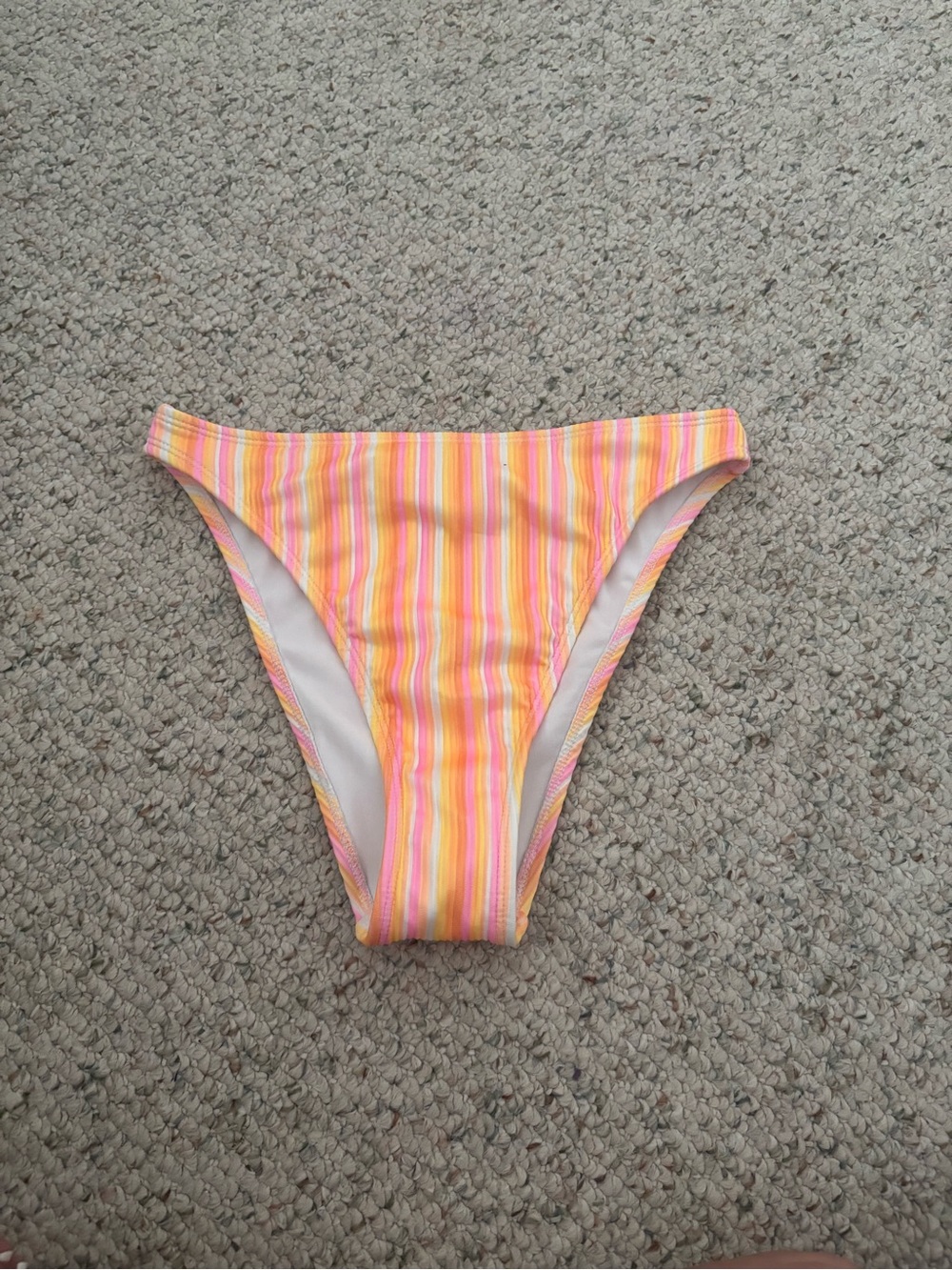 wild fable Multicolor Striped Bikini Bottom in Pastel Shades
